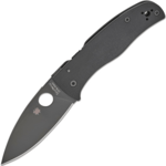 C263GPBK Spyderco Bodacious Black G-10 Black Blade Reveal 14