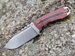 Midgards Messer 02MG010 Bömbur pevný nôž 9,8 cm, čierno-červená, G10, puzdro Kydex