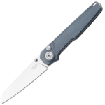 MK MI-AGY MKM MIURA – M390 SW BLDD - SOLID Grey Alu HDL, BUTTON LOCK - REV. S/S CLIP - S/S SCRE