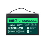 Green Cell LFPGC12V125AH CUBE LiFePO4 akkumulátor 125Ah 12.8V 1600Wh