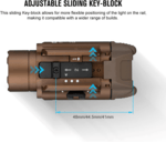 PL-3R Valkyrie (Desert Tan) OLIGHT 3.6V 900mAh
Rechargeable (Built-in)