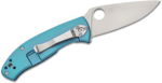 C122TIBLP Spyderco TENACIOUS BLUE TI PLAINEDGE