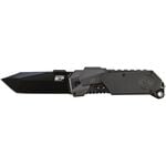 SWMP9BT Smith and Wesson M&P M.A.G.I.C. Assist Liner Lock 4034 Stainless Steel Tanto Black Blade, Al