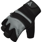 RDX Gym Glove Leather S15 Gray - XL