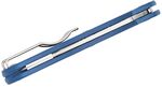 C94PCBL Spyderco UK Penknife Cobalt Blue Lightweight Reveal 13