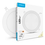 Modee LED kerek mennyezeti panel - süllyesztett 24W 2160lm semleges fehér (ML-LPRB4000K24WA2N)