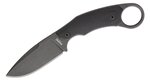 H2B GBK LionSteel Fixed Blade M390 BLACK washed, Solid G10 handle, KYDEX sheath