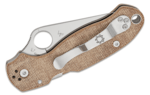 C223MPCW Spyderco Para 3 barna vászon Micarta CPM CRU-WEAR Reveal 14