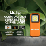 Oclip Orange OLIGHT Customized 280mAh 3.7V Rechargeable Battery