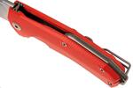 KUR OR LionSteel Liner Lock Sleipner Blade, ORANGE  G10 handle, IKBS