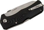 TM1 MS LionSteel Solid LockBack BLACK Micarta handle Sleipner SATIN Blade IKBS