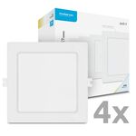 Modee LED Négyzet alakú LED Panel - Süllyesztett 12W 1320lm Hideg Fehér P4 (ML-LPSB6000K12WPN)