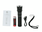 KL-A3 KLARUS Zoom LED zseblámpa, fókuszálható, 2200 lumenes, USB-C újratölthető (15,80 cm, 2200 lm)