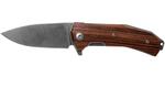 KUR ST LionSteel Liner Lock Sleipner Blade, SANTOS WOOD fogantyú, IKBS