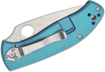C122TIBLP Spyderco TENACIOUS BLUE TI PLAINEDGE