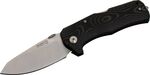 TM1 MS LionSteel Solid LockBack BLACK Micarta handle Sleipner SATIN Blade IKBS