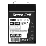 Green Cell AGM6V5AH-J VRLA zselés akkumulátor 6V 5Ah