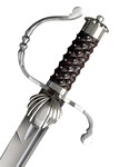 Cold Steel 88CLQ Hunting Sword zberateľský meč 61 cm, drevo, drôt, kožené puzdro