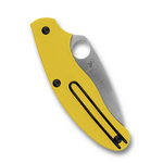 Spyderco C94PYL UK Penknife Salt Yellow vreckový nôž 7,6 cm, Satin, žltá, FRN