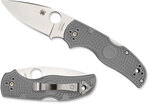 Spyderco C41PGY5 Native 5 Lightweight Grey kapesní nůž 7,5 cm, Satin, šedá, FRN