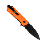 Kizer V3525A2 Yorkie kapesní nůž 6,6 cm, černá PVD, oranžová, G10