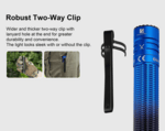 WARRIOR Mini 3(Forest Gradient) OLIGHT Customized 3500mAh 3.6V 18650  Rechargeable Battery (Included