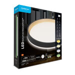 Modee kerek LED mennyezeti lámpa CLG1BK 30W 3CCT+RGB 2000lm, fekete, vezérlővel (ML-CLFG1BK)