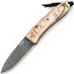 8800D MN LionSteel Opera Damascus Heinsgringla Ram Handle, wood box