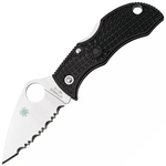 MBKLFS Spyderco Manbug Black Lightweight Leaf Reveal 13