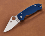 C223GPCBL Spyderco Para 3 Cobalt Blue G-10 CPM SPY27 Reveal 14