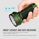 Marauder Mini (OD Green) OLIGHT Customized 6500mAh 3.7V 24wh 32650 _x000D_
Rechargeable Lithium Batt