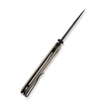 S23077-2 Sencut Borzam Tan G10 Handle
Black 9Cr18MoV Blade
Liner Lock