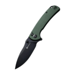 S23032-3 Sencut Pulsewave Green Canvas Micarta Handle
Black 9Cr18MoV Blade
Button Lock