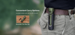 Javelot (OD Green) OLIGHT 3,6 V 5000 mAh 21700 újratölthető lítium-ion akkumulátor