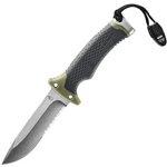 Gerber 31-003942 Ultimate Survival outdoor kés 8,3 cm, zöld-fekete, gumi, tok