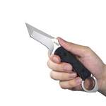 Kubey KU320A WOLF E-CQC všestranný nůž 7 cm, Bead Blasted, černá, G10. pouzdro Kydex