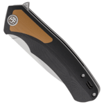 PF838BRW Petrified Fish PF838
Pub Stonewashed D2 Brown G10 With Black G10