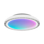 Modee LED kulaté stropní svítidlo 24W RGB+3CCT 450mm, ventilátor, ovladač (ML-CLRGB-3CCT24W-F1W)