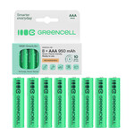 Green Cell GR11 Batéria 8x AAA HR03 950mAh