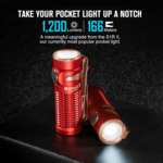 OL650 OLIGHT lámpa Baton 3 Premium Edition piros limitka