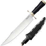Cold Steel 39LMB4 NATCHEZ BOWIE lovecký nôž 30 cm, čierna, Micarta, mosadz, puzdro Secure-Ex