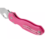 C223PPN Spyderco Para 3 Pink Lightweight Plainedge Living Beyond Breast Cancer Reveal 14