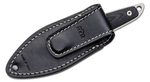 MKM MK MA01-GBK MAKRO 1 všestranný nůž 7,3 cm, Stonewash, černá, G10, kožené pouzdro