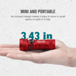 Seeker 4 Mini_x000D_ (Red) OLIGHT 3.6V 18350 1100mAh Rechargeable_x000D_ Lithium-ion Battery