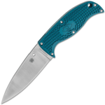 FB31PBL2K390 Spyderco Enuff 2 Blue K390 Leaf Reveal 12