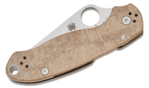 C223MPCW Spyderco Para 3 barna vászon Micarta CPM CRU-WEAR Reveal 14
