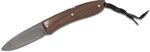 8800D ST LionSteel Opera Damascus Heinsgringla Santos wood Handle, wood box