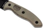 ESEE-CM-6 ESEE 6 univerzální nůž 15 cm, černá PVD, Micarta, pouzdro kydex