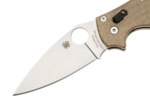 C101MPCW2 Spyderco Manix 2 barna vászon Micarta CPM CRU-WEAR Reveal 14
