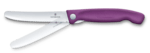 Victorinox 6.7835.FC1 nůž na ovoce a zeleninu, 11cm, skládací, zoubkovaný, fialový